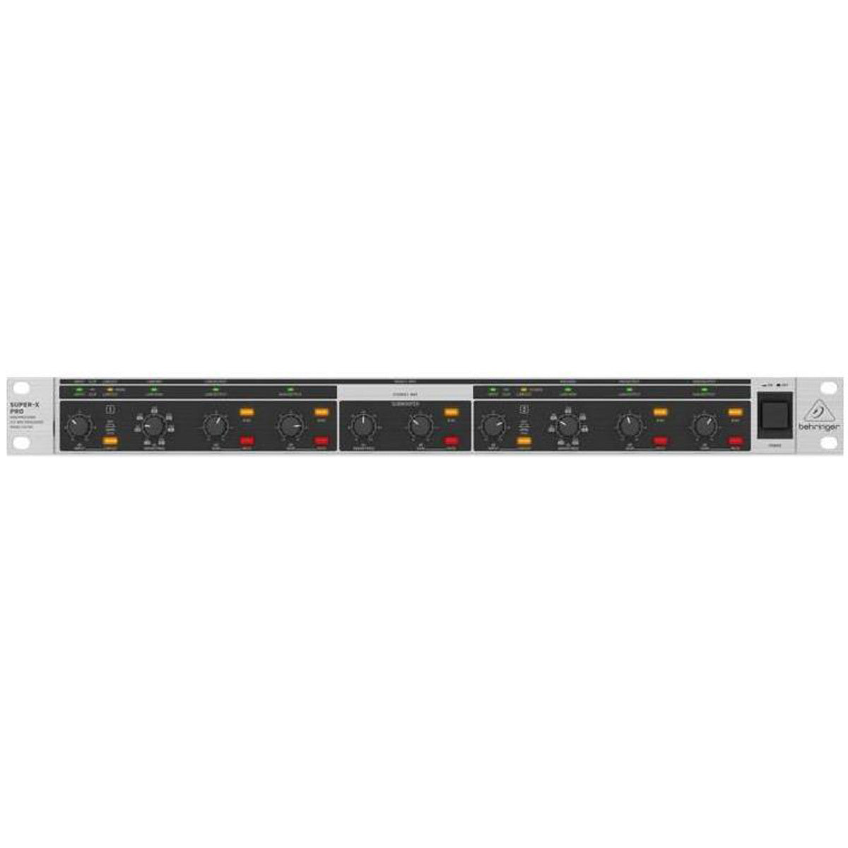 Behringer SUPER-X PRO CX2310 V2 High-Precision Stereo 2-Way/Mono 3-Way Crossover with Subwoofer Output (000-CCS02-00010)