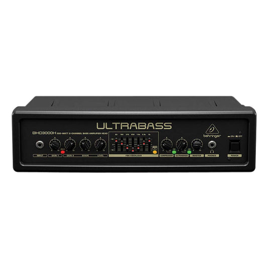 Behringer ULTRABASS BXD3000H Bass Amplifier Head (000-AC602-00010)