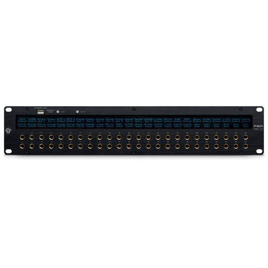 Black Lion Audio PBR TRS3 LIT - 3 Way TRS Patchbay with Programmable LED (PBRTRS3LIT)