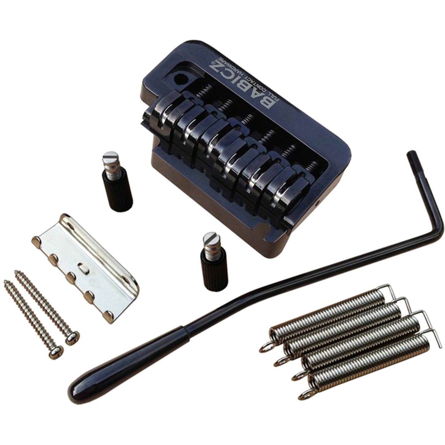 Babicz Full Contact FCH 2PT TREMOLO BRIDGE, 6 String - Black (FCH2PTBK)