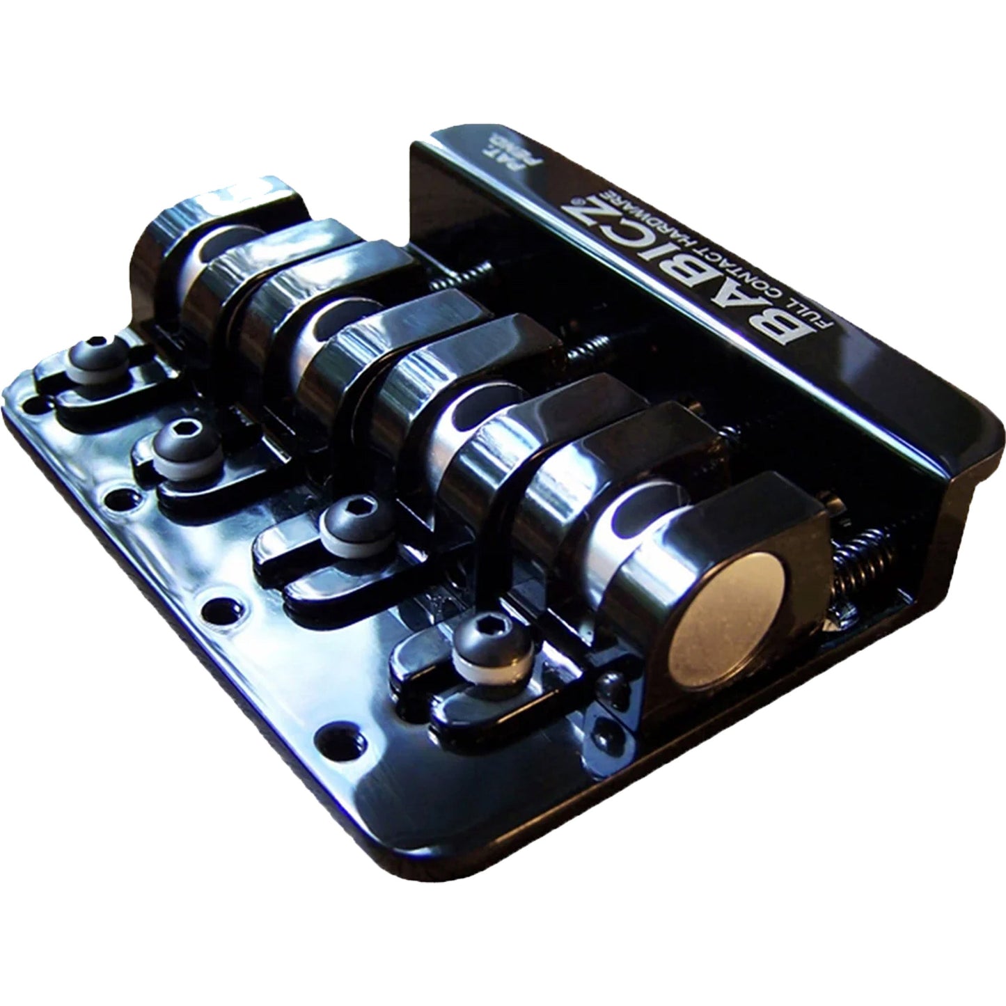 Babicz Full Contact Hardware FCH4 BASS BRIDGE, 4 String Top Load BLACK (FCH4BK)