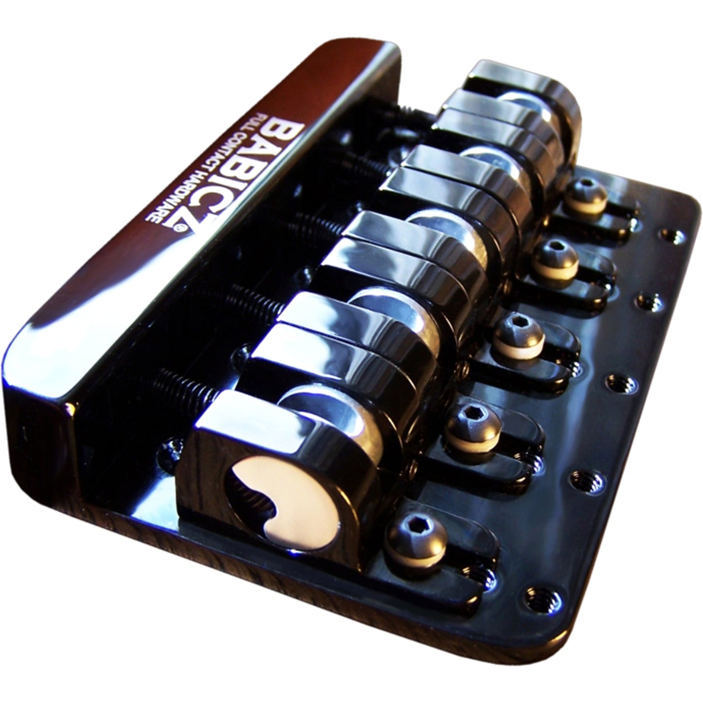 Babicz Full Contact Hardware FCH5 Bass Guitar Bridge - Black (FCH5BK)