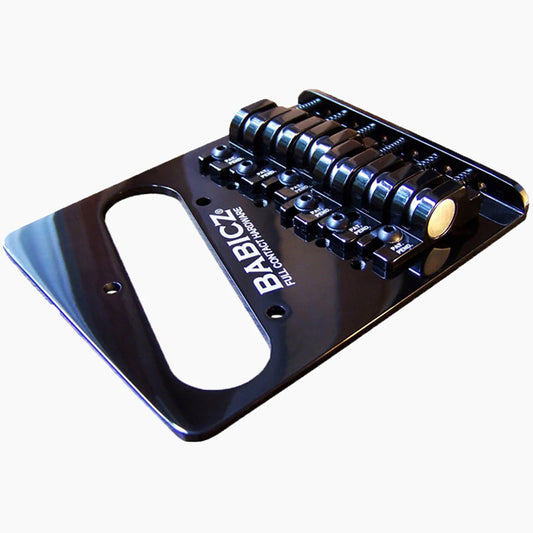 Babicz Full Contact FCH6 Tele Style Bridge, 6 String Black (FCHTELEBK)