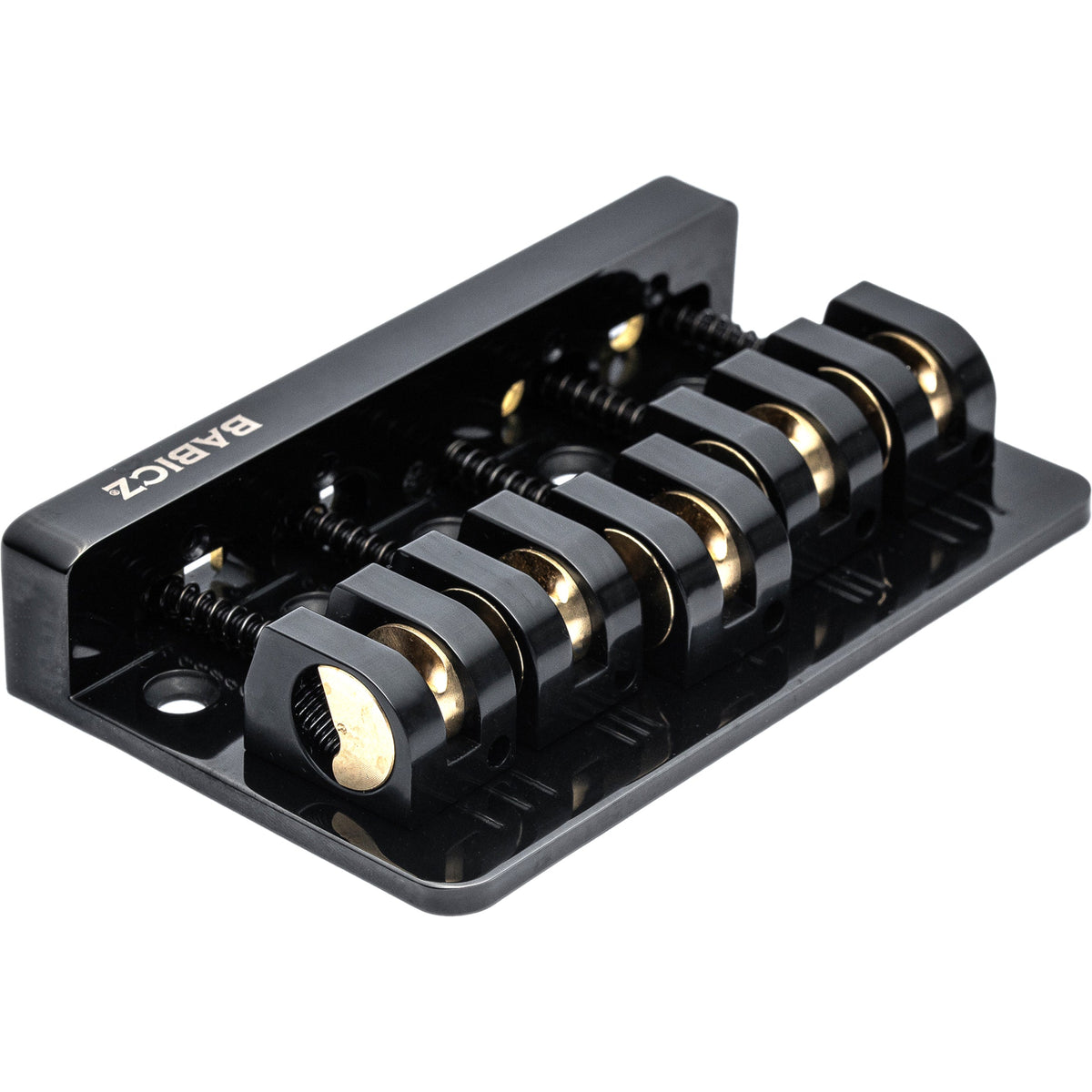Babicz FCH5AS Adjustable Spacing Bass Bridge, 5 String - Black (FCH5ASBK)
