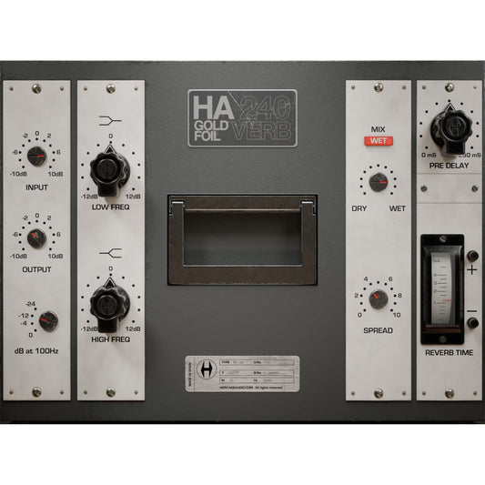 Heritage Audio HA 240 Gold Foil Verb Plugin (HA240GOLDFOILVERBPLUGIN)