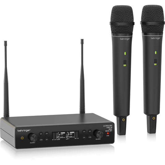 Behringer XTM1-35 DUAL VOCAL SET - UHF Wireless System with 2 Handheld Mics (0508-AAY86-US1)