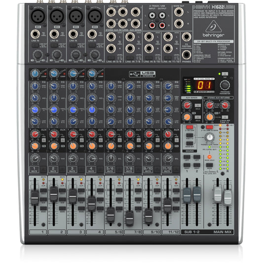 Behringer Xenyx X1622USB Mixer with USB and Effects (000-A0J02-00010)