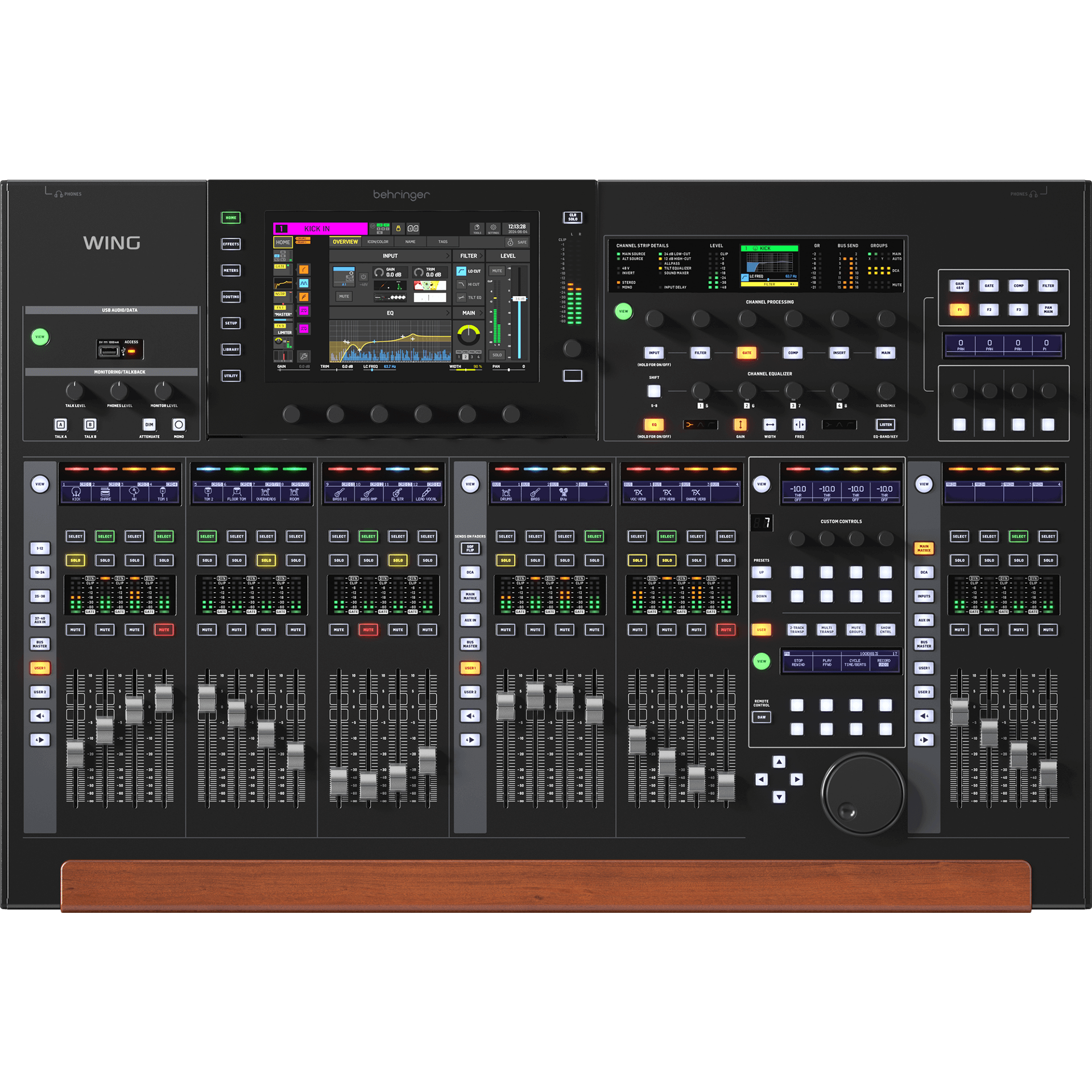 Behringer Wing 48-Channel 28-Bus Full Stereo Digital Mixing Console, B ...