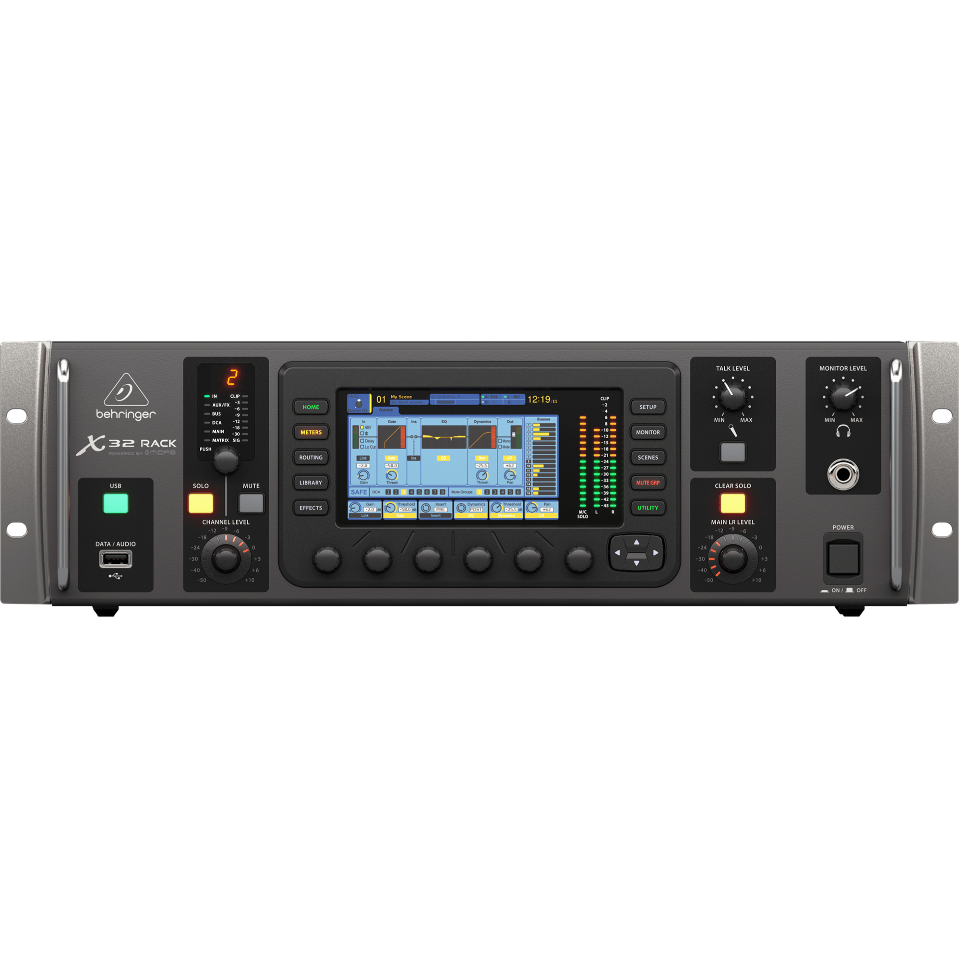 Behringer X32 Rack 40-Input-Channel 25-Bus Digital Rack Mixer (000-AWN ...