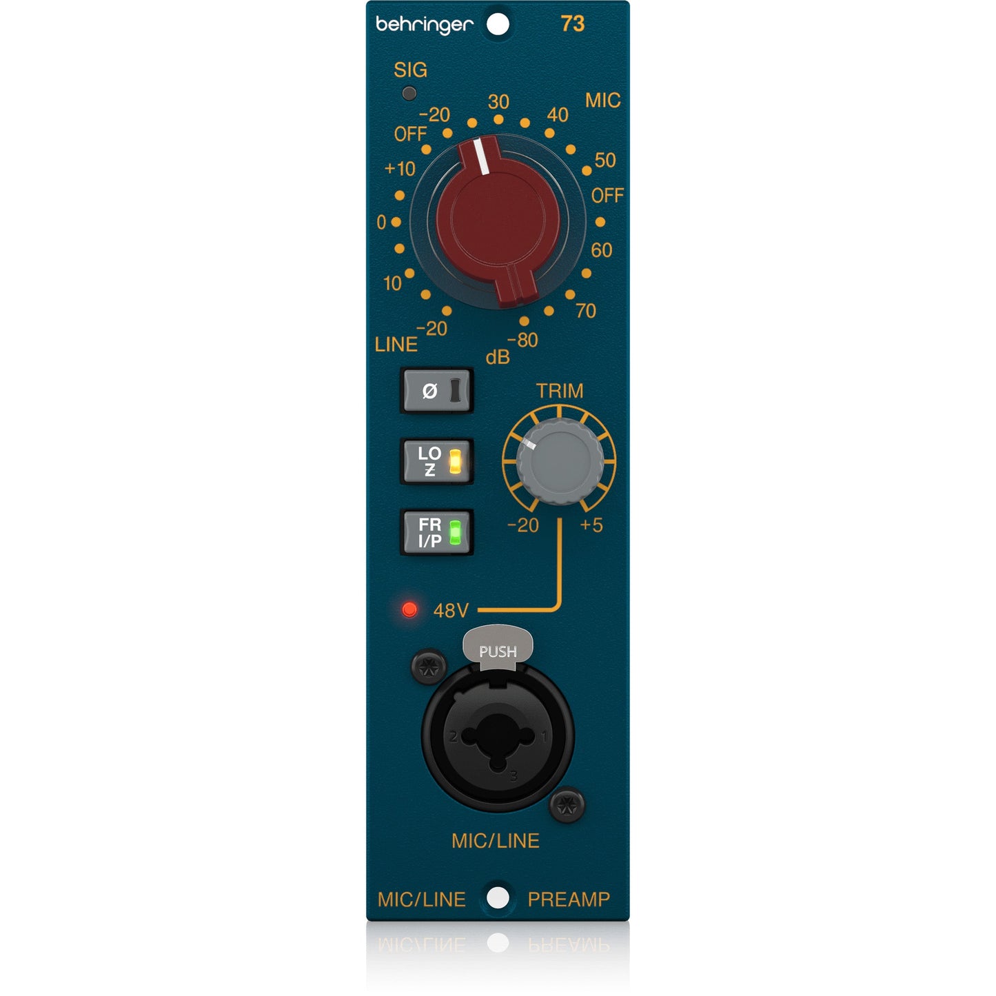 BEHRINGER 73 - 500 Series Legendary Microphone Preamplifier (0838-AAY86-001)
