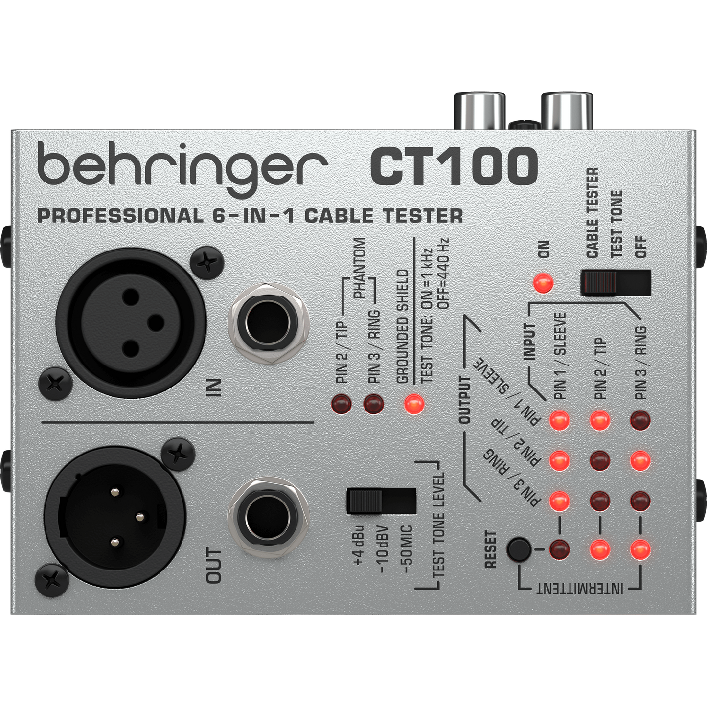 Behringer CT100 Professional 6-in-1 Cable Tester (000-13300-00010)