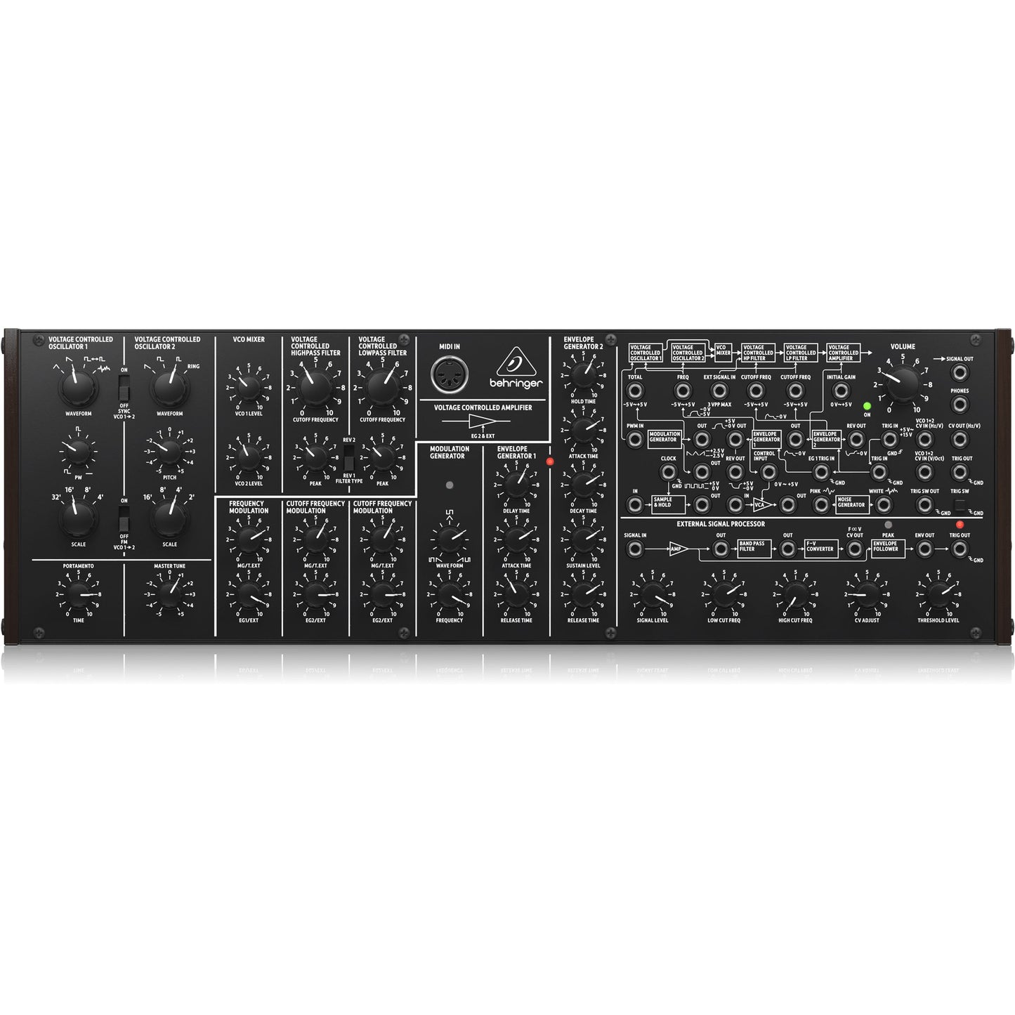 Behringer K-2 MKII Analog and Semi-Modular Synthesizer (0718-ABG86-US1)