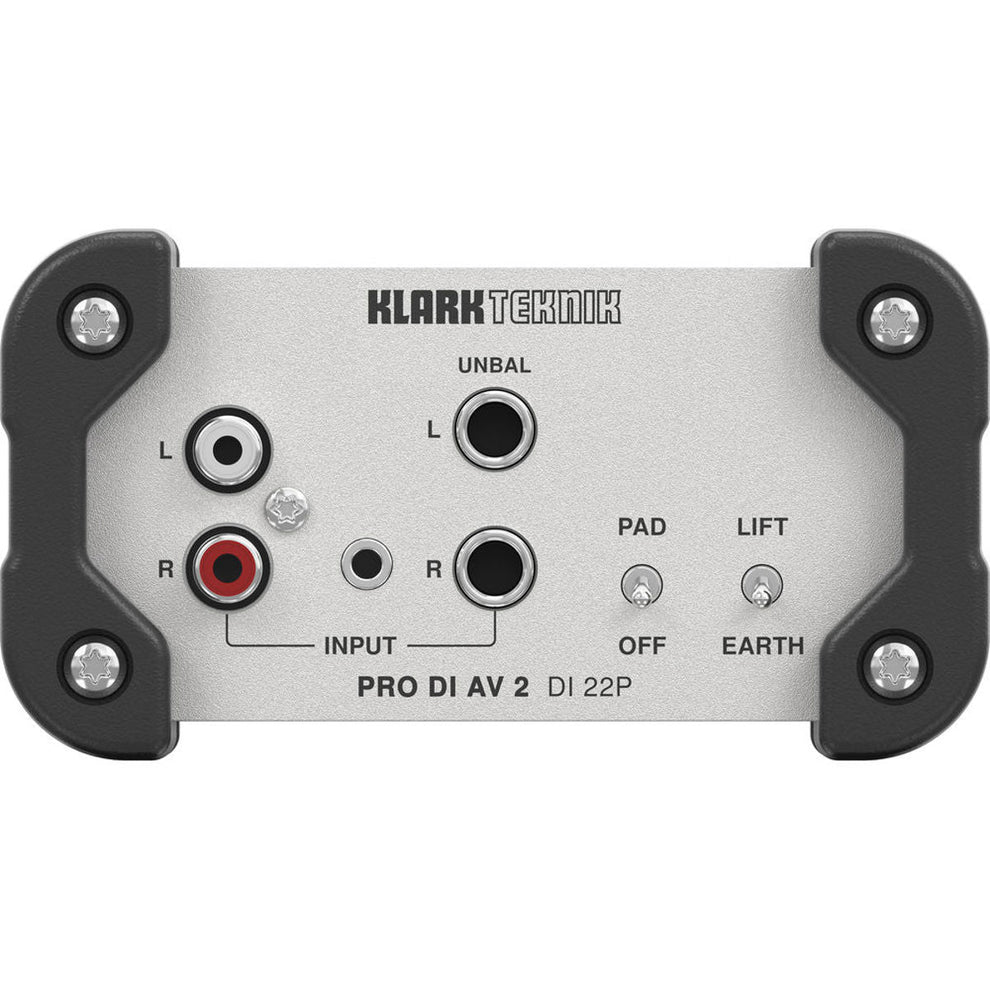 Klark Teknik DI 22P PRO DI AV 2 Passive Stereo DI Box with Midas Trans ...