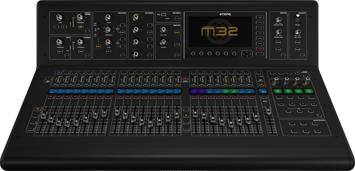 Midas M32 40 Ch Digital Mixing Console (M32) – RAD Distribution