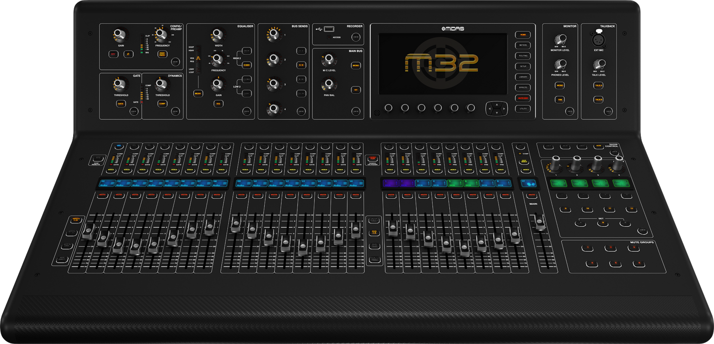 Midas M32 40 Ch Digital Mixing Console (M32)