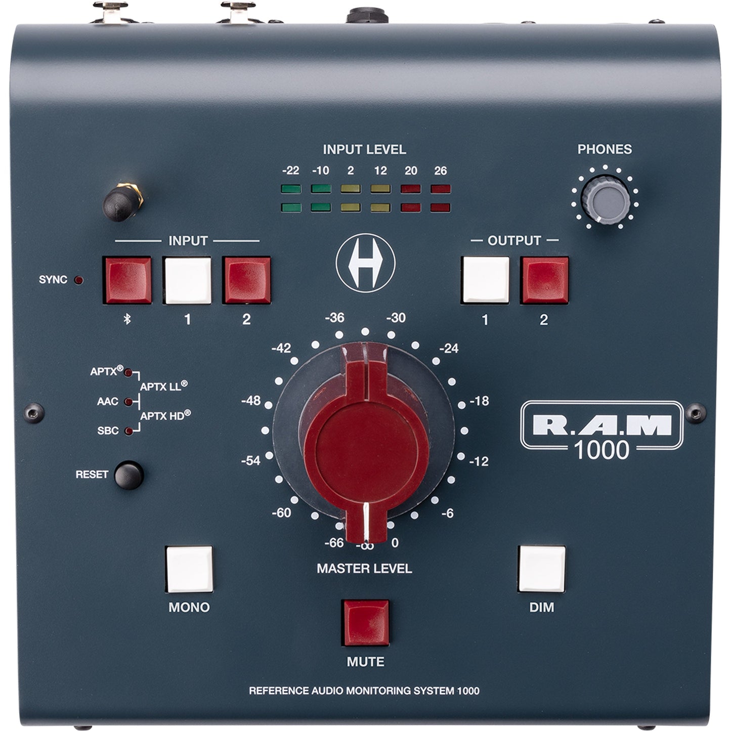 Heritage Audio RAM 1000 - Desktop Monitor Controller with Bluetooth (RAMSYSTEM1000)