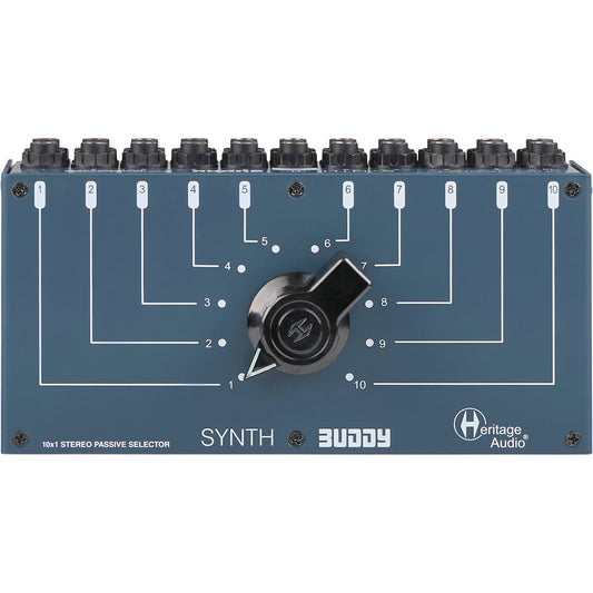 Heritage Audio Synth Buddy - 10x1 Passive Stereo Selector (SYNTHBUDDY)