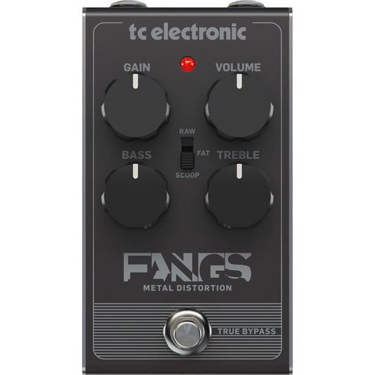 TC Electronic FANGS Metal Distortion Pedal (000-CAT00-00010)
