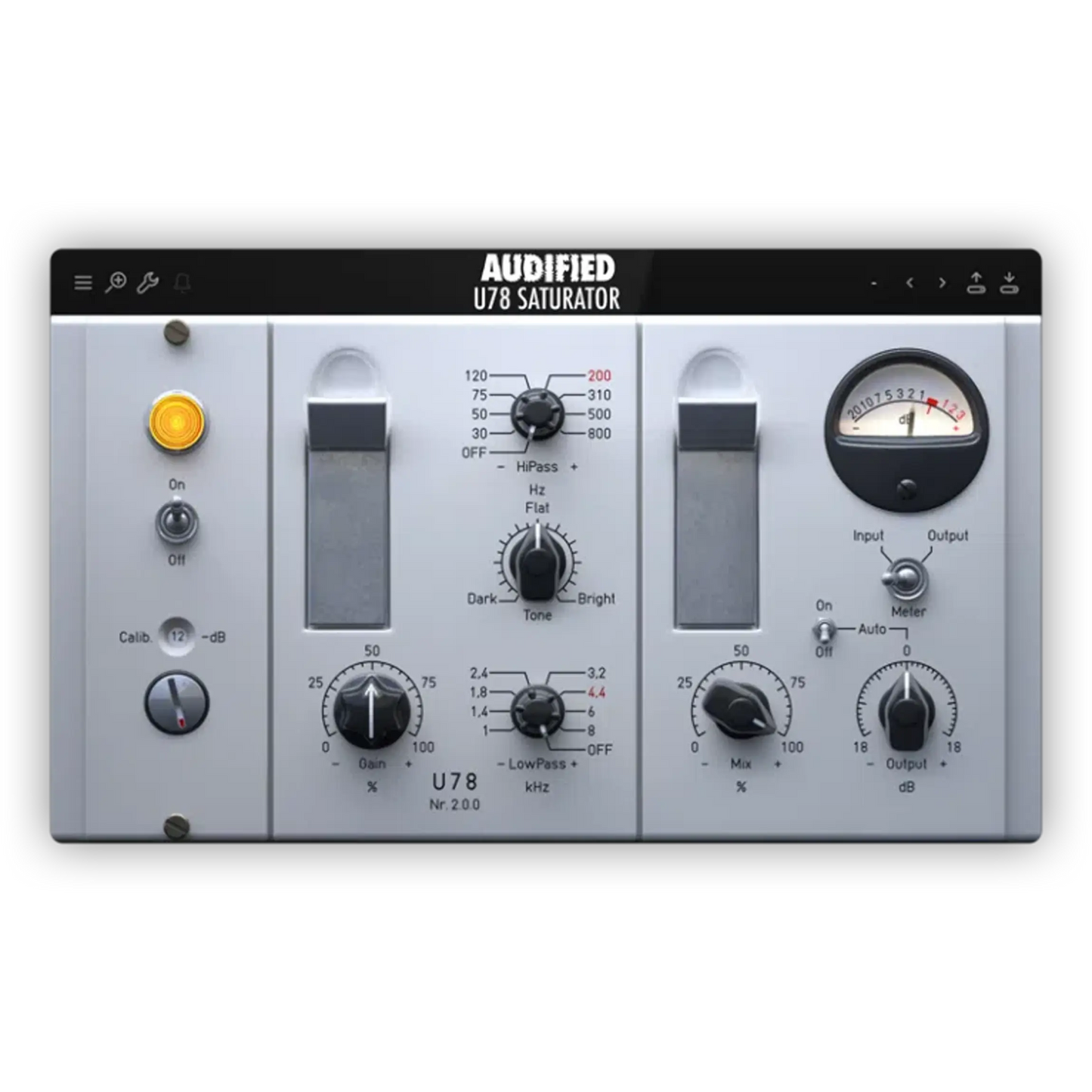 Audified U78 Saturator Plug-in (U78SATURATOR)
