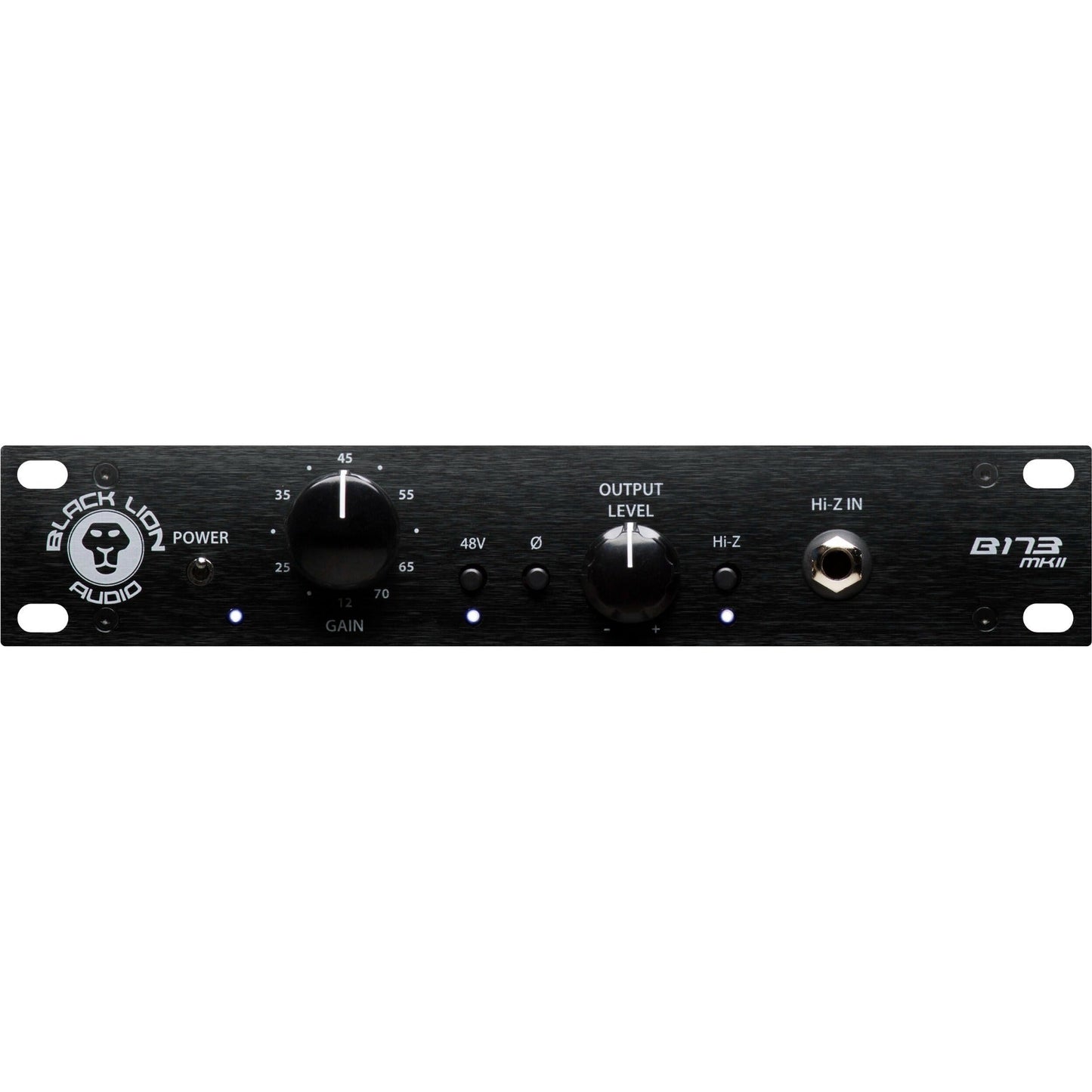 Black Lion Audio B173 MKII Half-Rack British-Styled Preamp (B173MK2)