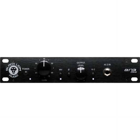 Black Lion Audio B173 MKII Half-Rack British-Styled Preamp (B173MK2)