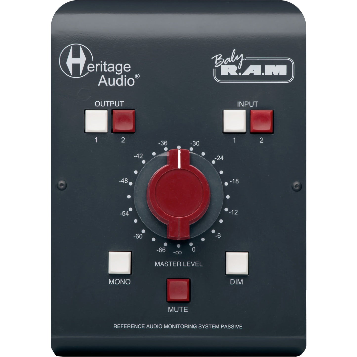 Heritage Audio Baby Ram Desktop Passive Monitor Controller (BABYRAM)