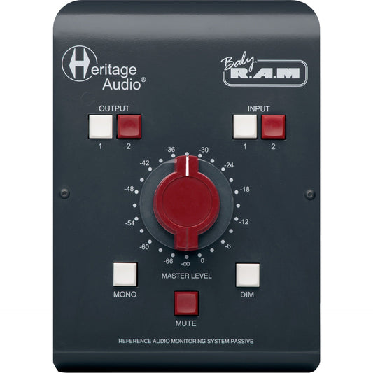 Heritage Audio Baby Ram Desktop Passive Monitor Controller (BABYRAM)