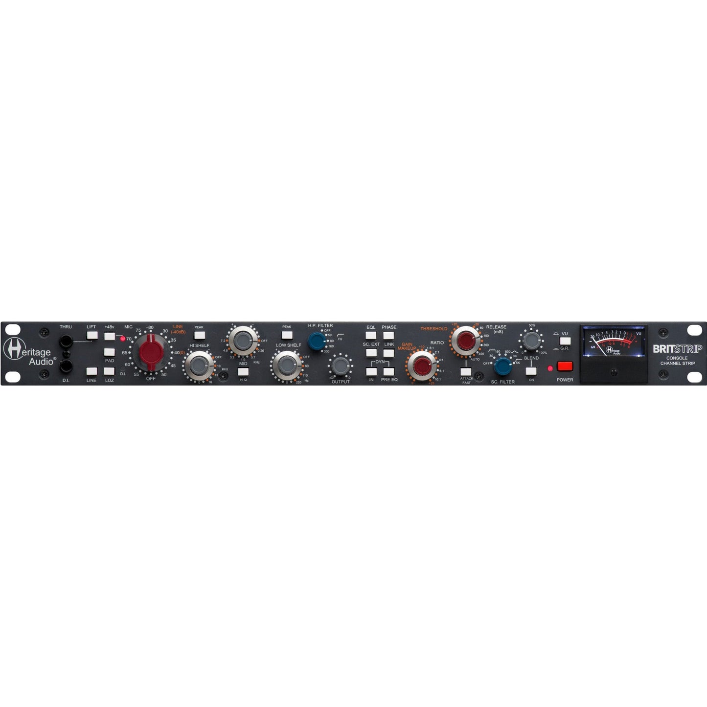 Heritage Audio BRITSTRIP Console Channel Strip (BRITSTRIP)