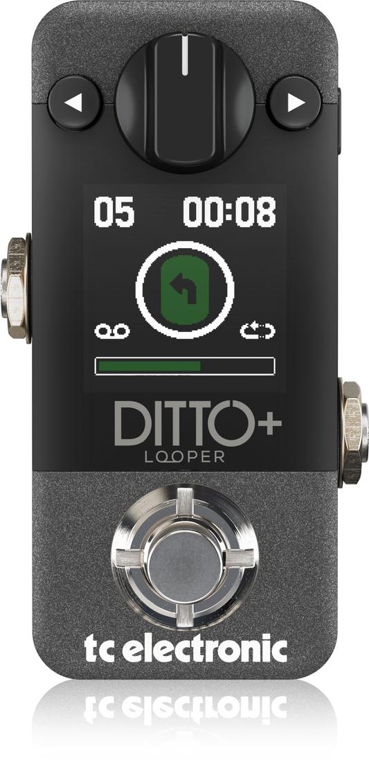 TC Electronic Ditto + Plus Looper Next Generation Multi-Session Looper (000-DLQ00-00010)