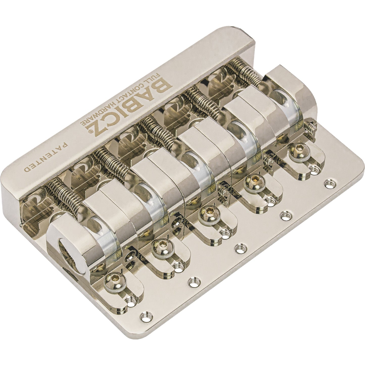 Babicz Full Contact Hardware FCH5 Bass Guitar Bridge - Nickel (FCH5NK)