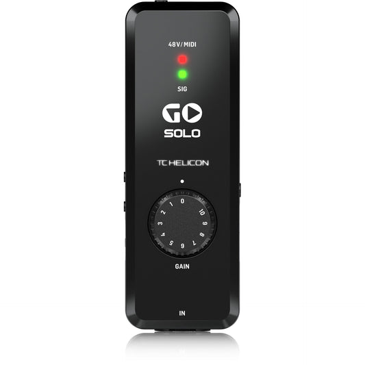 TC Helicon GO SOLO High-Definition Audio/MIDI Interface (GOSOLO)