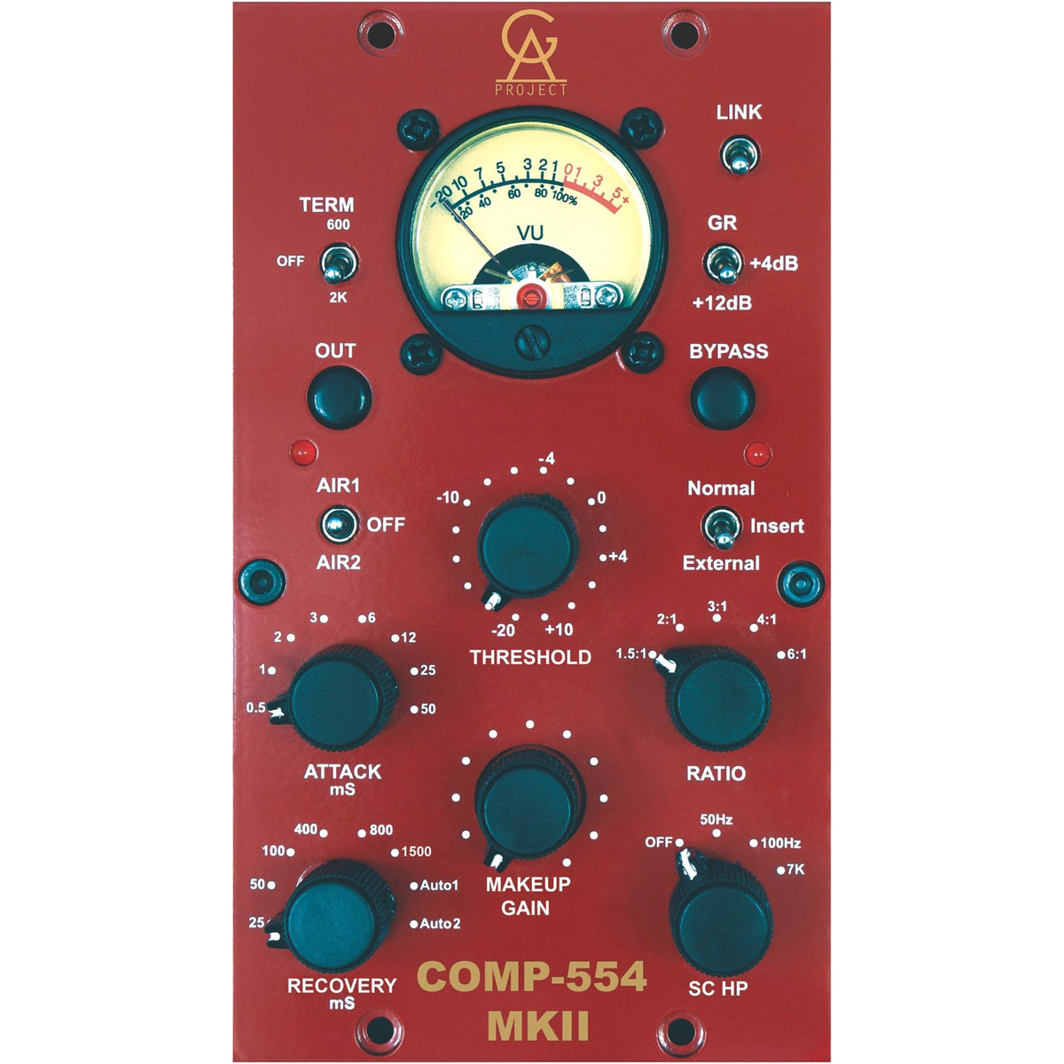 Golden Age Project COMP 554 MK2 One-Channel 500 Series Vintage-Style C ...