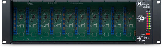 Heritage Audio OST-10 V2.0 500 Series - 10 Slot Rack with OS Tech (HAOST10V2)
