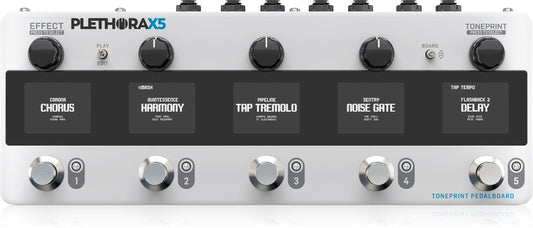 TC Electronic PLETHORA X5 TonePrint Multi-FX Pedalboard (000-D9M00-00010)