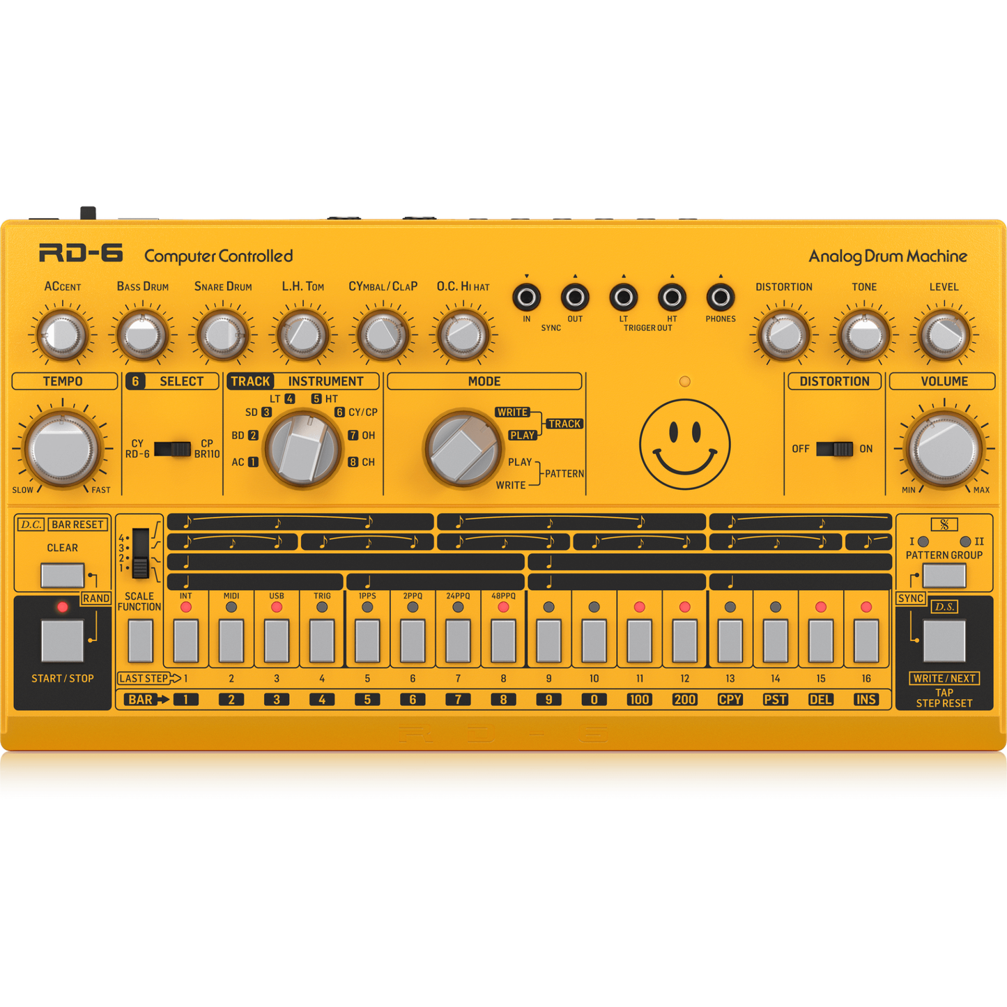 Behringer RD-6-AM Classic Analog Drum Machine (000-EDY02-00010)